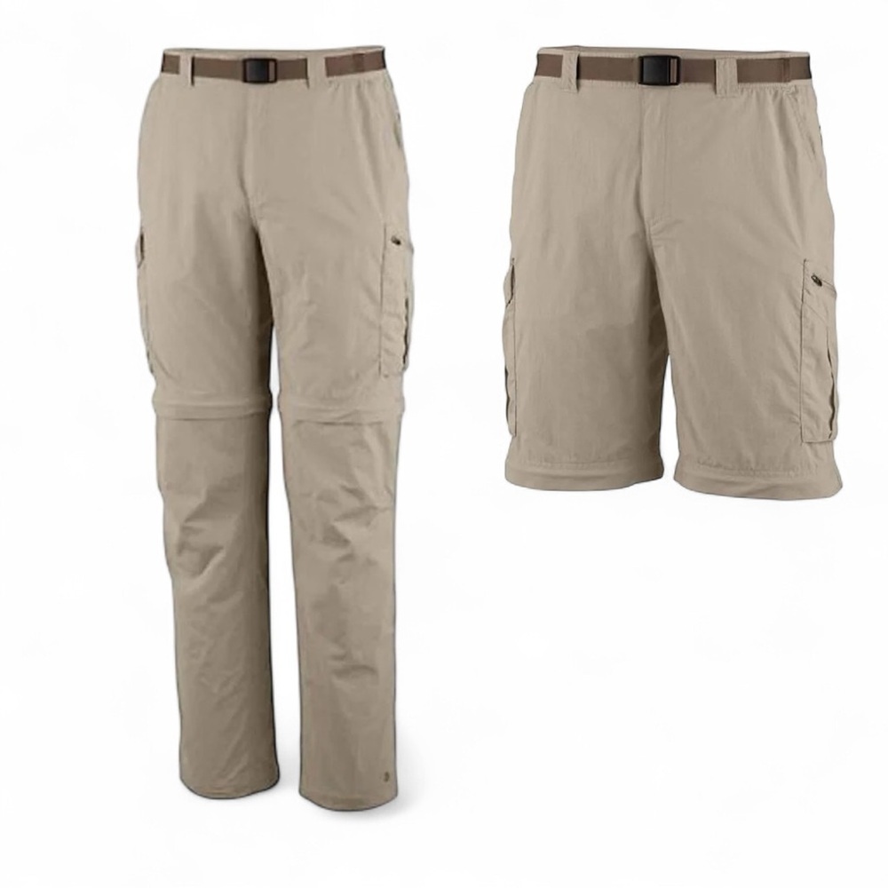Columbia Men's Silver Ridge Convertible Cargo Hiking Fishing Pants 34 x 32